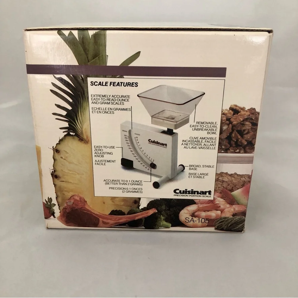 Cuisinart White Precision Portion Scale - Classic Kitchen Scale